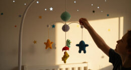 Ceiling Decor for Nurseries: Mobiles, Decals, and Glow Stars