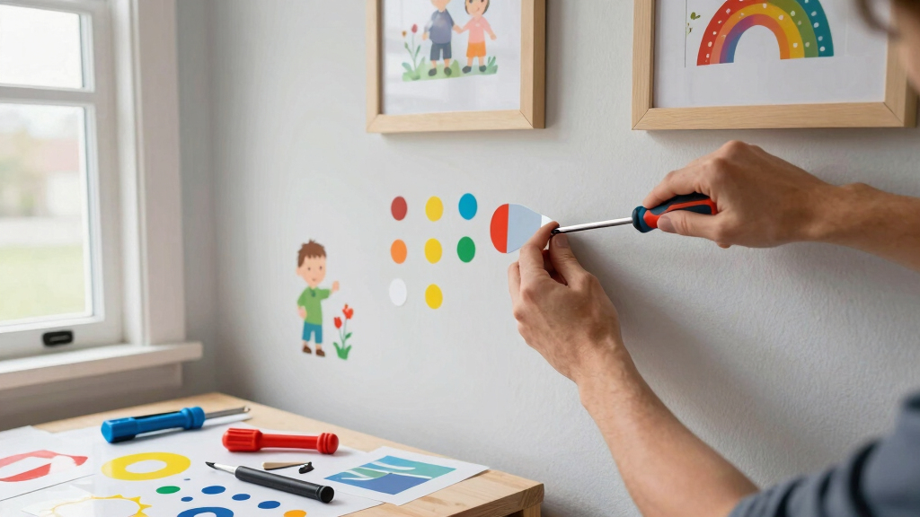Decluttering a Kids Room: What Stays on the Walls