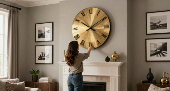 Decorating Around a Statement Wall Clock: Gallery Walls and Focal Points