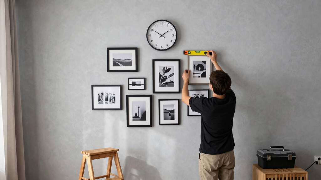 Gallery Wall with a Clock: Layout Templates That Work