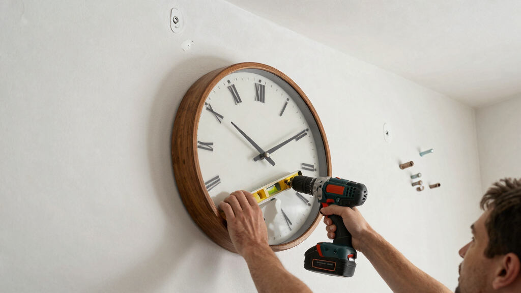 How to Hang a Heavy Wall Clock Without Damaging the Wall