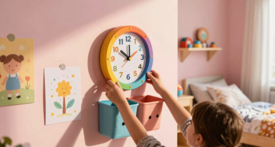 How to Style a Kids Room Around a Colorful Wall Clock
