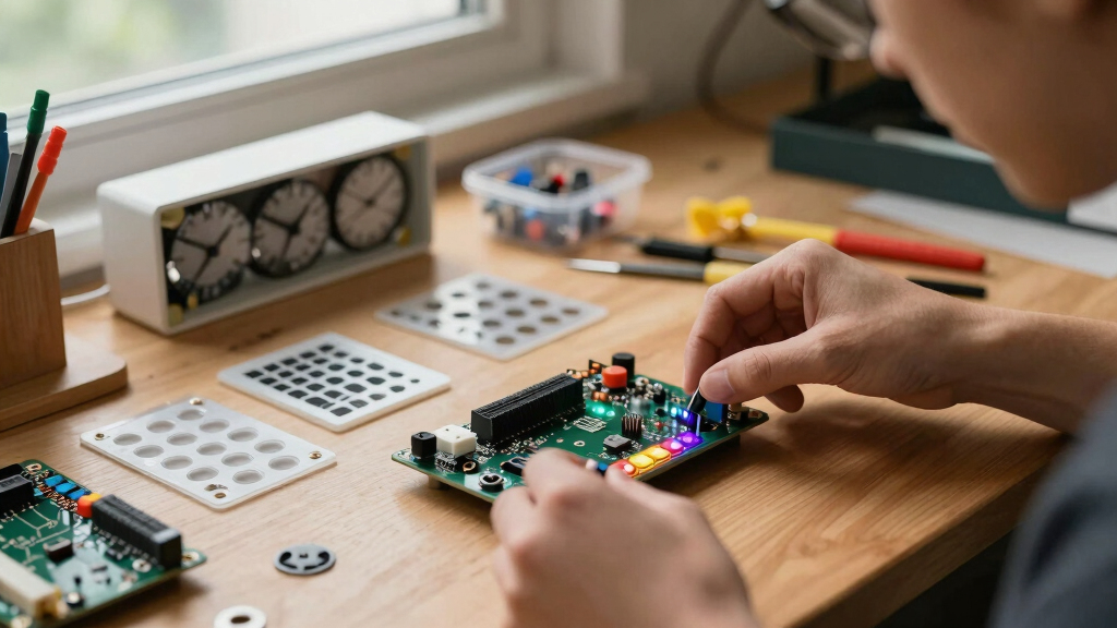 How Word Clocks Are Made: LEDs, Stencils, and Diffusers