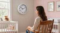 Nursery Clock Placement: Visible from the Rocking Chair