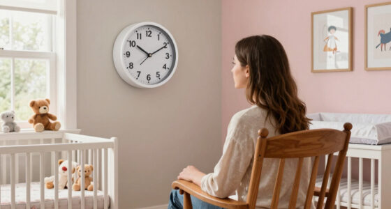 Nursery Clock Placement: Visible from the Rocking Chair
