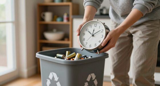 Recycling and Disposing of Old Clocks and Batteries