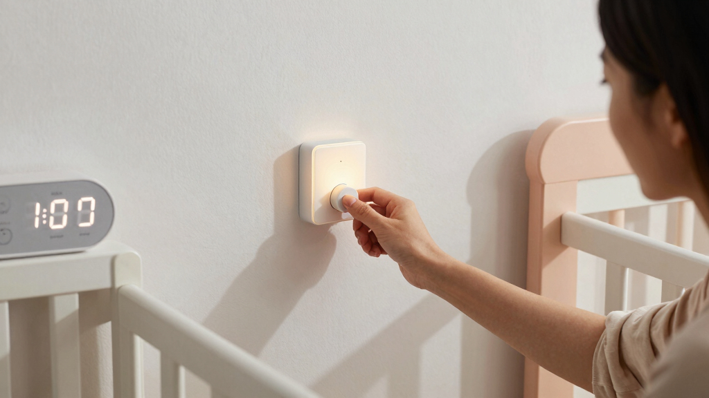 Sleep-Friendly Nursery Lighting: Night Lights, Dimmers, and Clock Glow