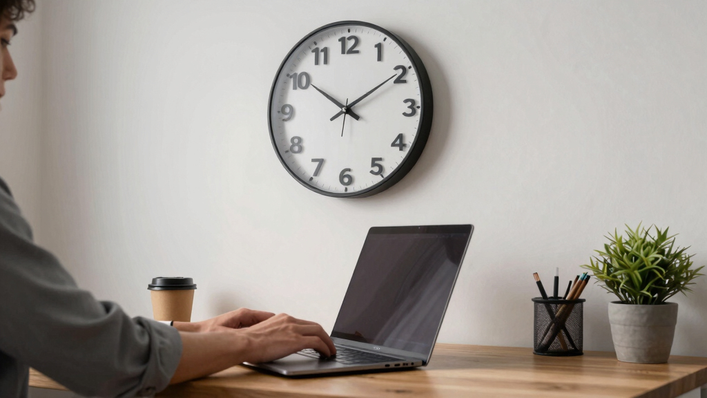 Wall Clocks for Home Offices: Readability, Video Calls, and Style