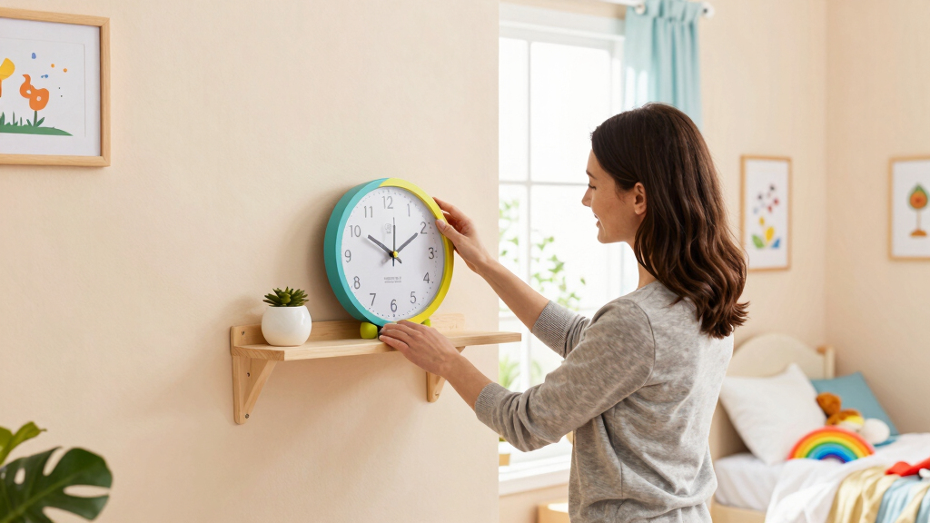 Where to Hang a Clock in a Kids Room (Safety First)