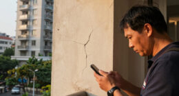 Hanoi Inspects Cracks At Hanoi Homeland Apartment Complex