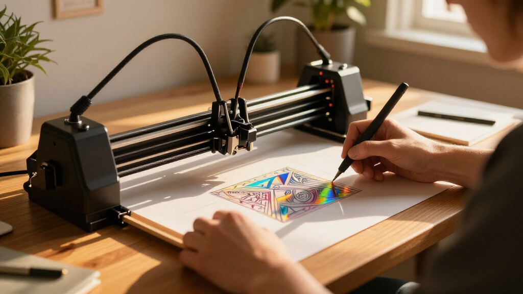 Making Holograms With A Pen Plotter