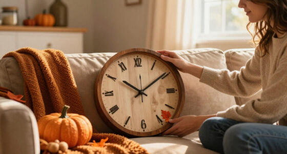 13 Best Cozy Fall-Themed Wall Clocks in 2026