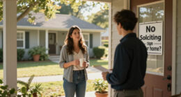 Can Solicitors Ignore A “No Soliciting” Sign On Your Home?