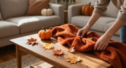 How To Make Orange Fall Decor Look Cozy, Not "Tacky"
