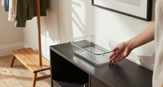 I Put A Pyrex Baking Dish In My Entryway, And It’s So Sleek And Functional