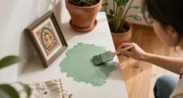 A Detailed History Of Sage Green In Interiors — From Indian Buddhist Frescoes To Queen Victoria's Bedchambers And Beyond