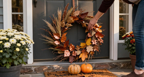 Not Pumpkins Or Blowups: A Charming Way To Decorate Your Front Door For Fall