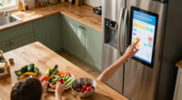 Organize Your Schedules, Recipes And More With Over $150 Off This FridgeCal Smart Display