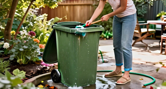 Smelling Your Garbage Cans? The Underrated Trick To Give Them A Deep Clean