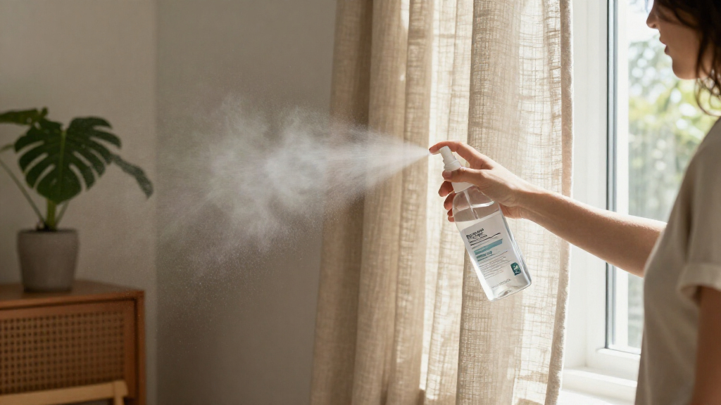 Spraying Diluted Rubbing Alcohol On Curtains: Why It Is Recommended And What It Is For